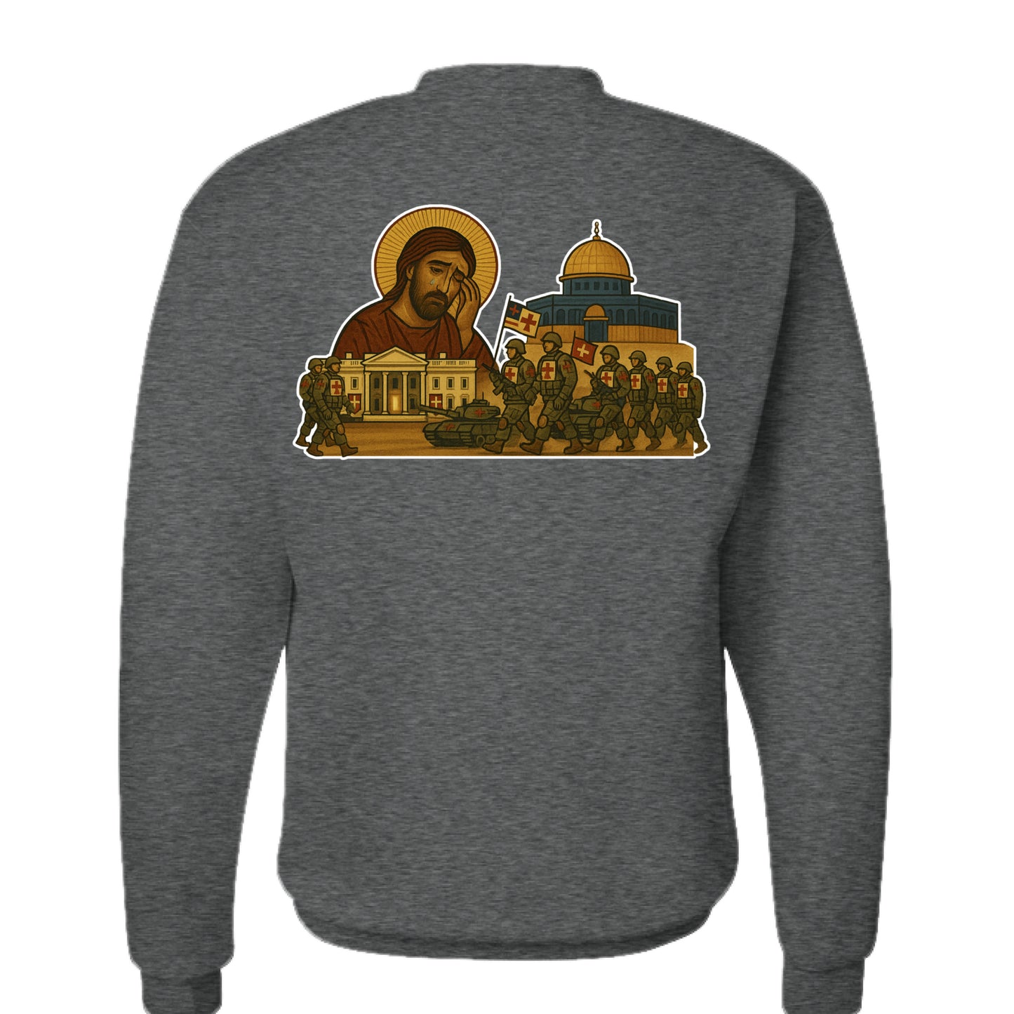 CHARCOAL HEATHER - BACK