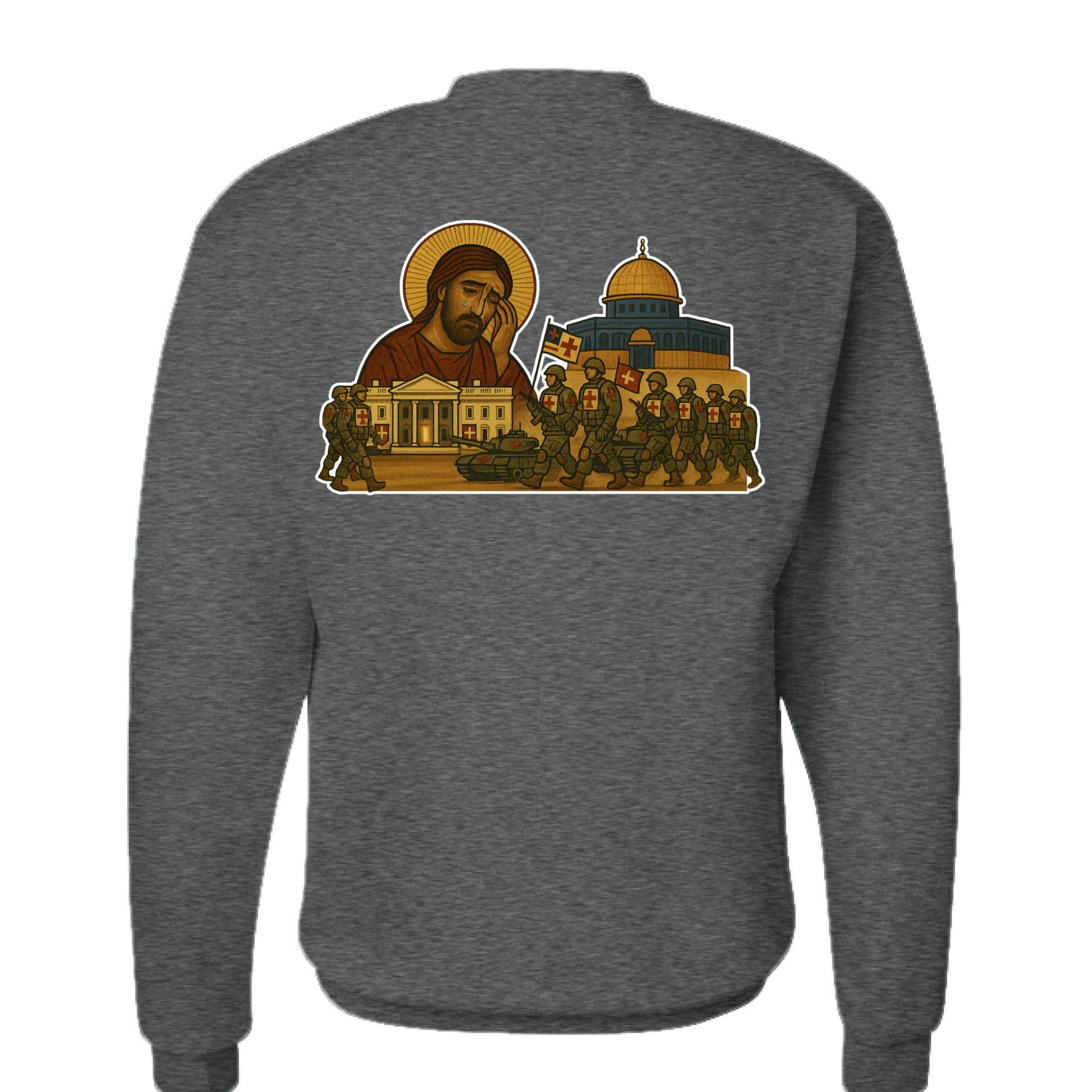 CHARCOAL HEATHER - BACK